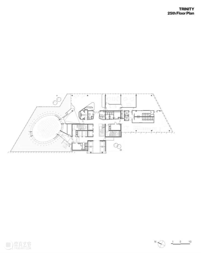 偏置核心筒，三一塔 / Cro&Co Architecture 崇真艺客