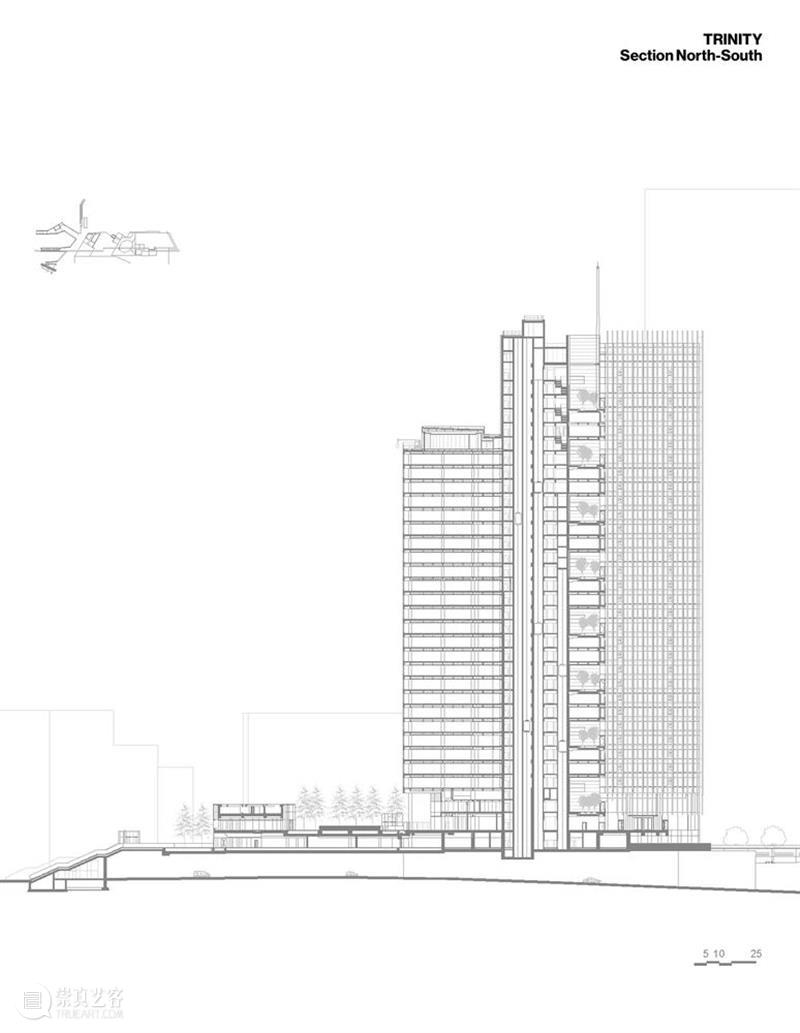 偏置核心筒，三一塔 / Cro&Co Architecture 崇真艺客