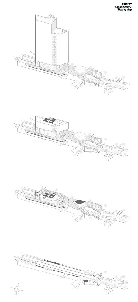 偏置核心筒，三一塔 / Cro&Co Architecture 崇真艺客