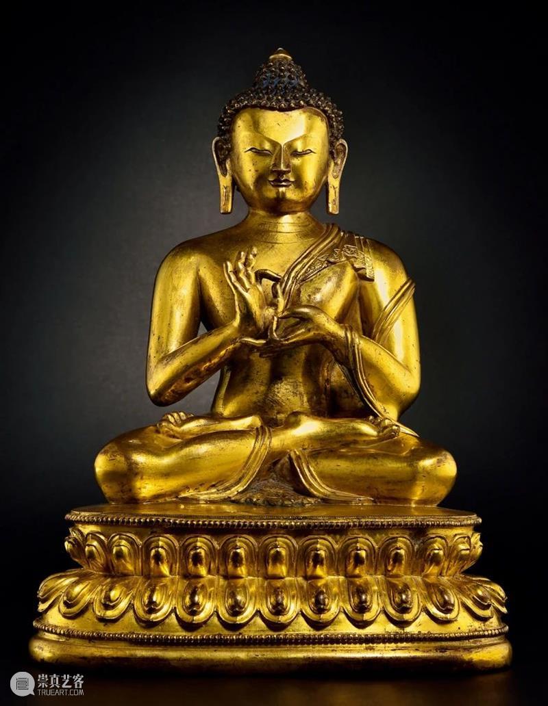 一尊风格独特的清宫造像——清雍正铜镀金大日如来像赏析 | 中贸圣佳2022秋拍 崇真艺客