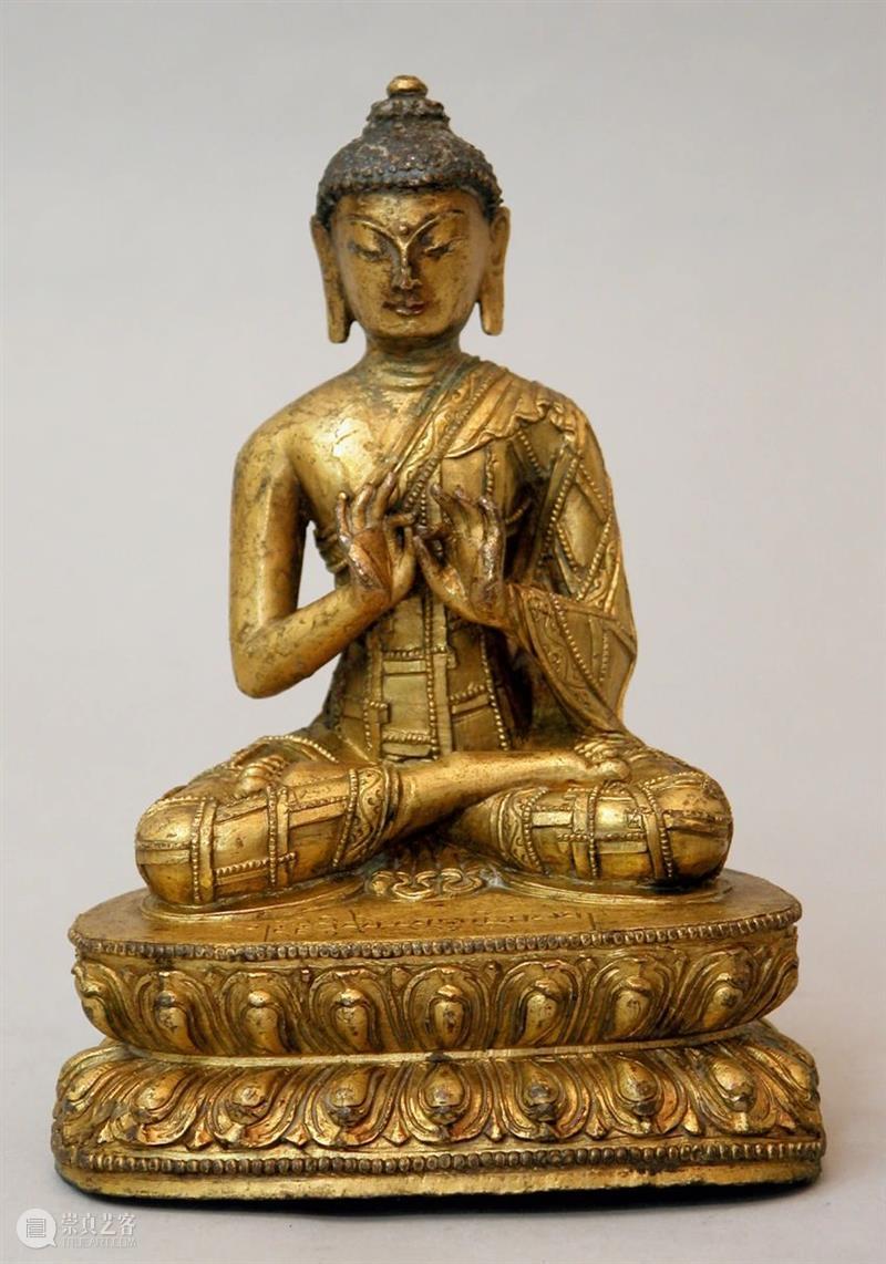 一尊风格独特的清宫造像——清雍正铜镀金大日如来像赏析 | 中贸圣佳2022秋拍 崇真艺客