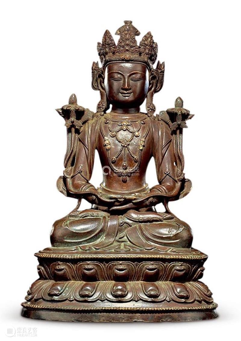 一尊风格独特的清宫造像——清雍正铜镀金大日如来像赏析 | 中贸圣佳2022秋拍 崇真艺客