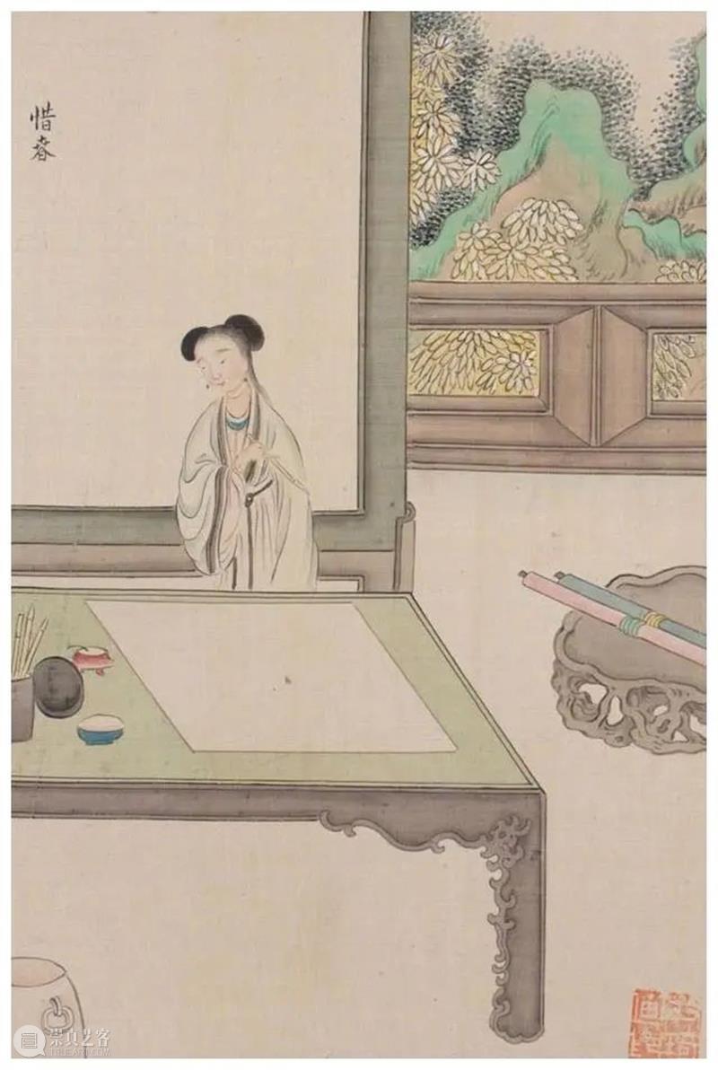改琦：十二金钗图册 崇真艺客