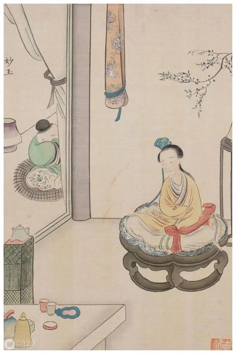 改琦：十二金钗图册 崇真艺客