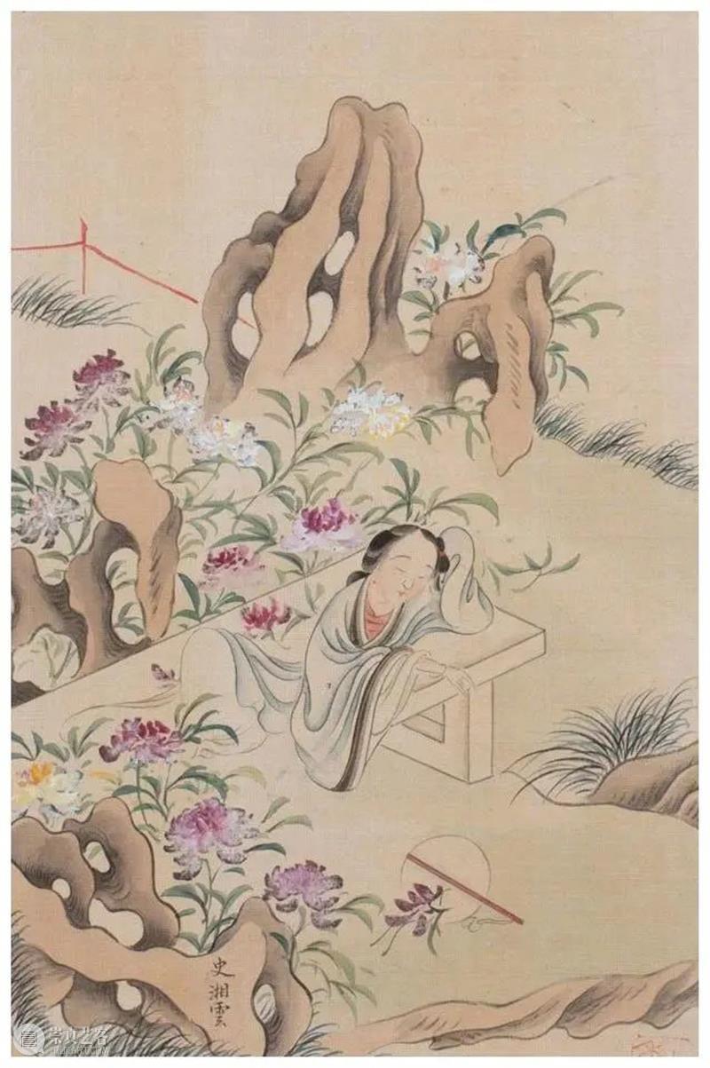 改琦：十二金钗图册 崇真艺客