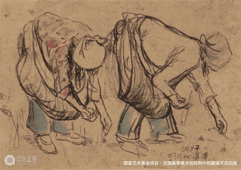 线上展览 | 《全国高等美术院校附中校藏速写巡回展》北京站·中央美术学院附中 崇真艺客