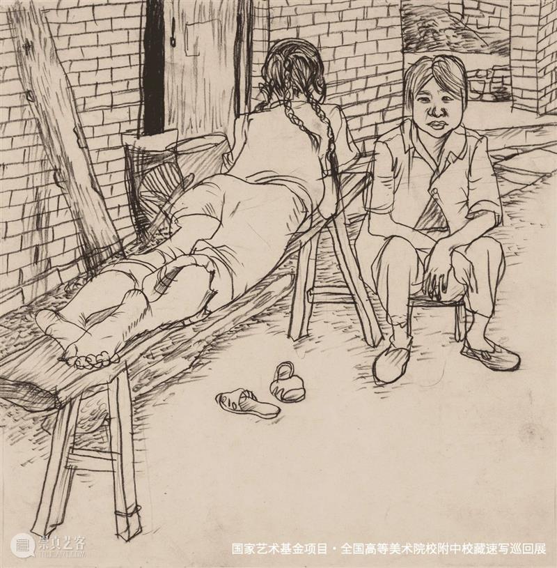 线上展览 | 《全国高等美术院校附中校藏速写巡回展》北京站·中央美术学院附中 崇真艺客