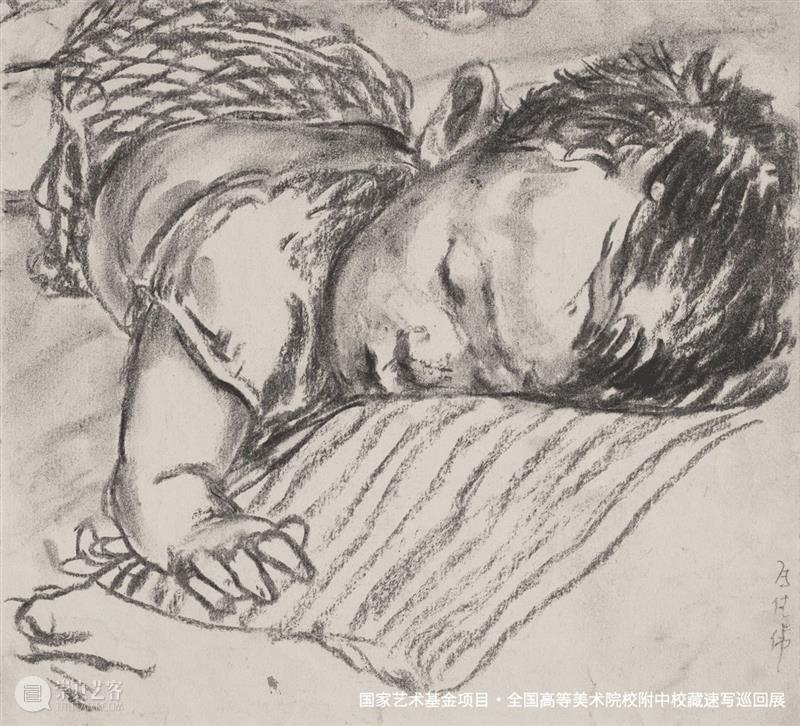 线上展览 | 《全国高等美术院校附中校藏速写巡回展》北京站·中央美术学院附中 崇真艺客