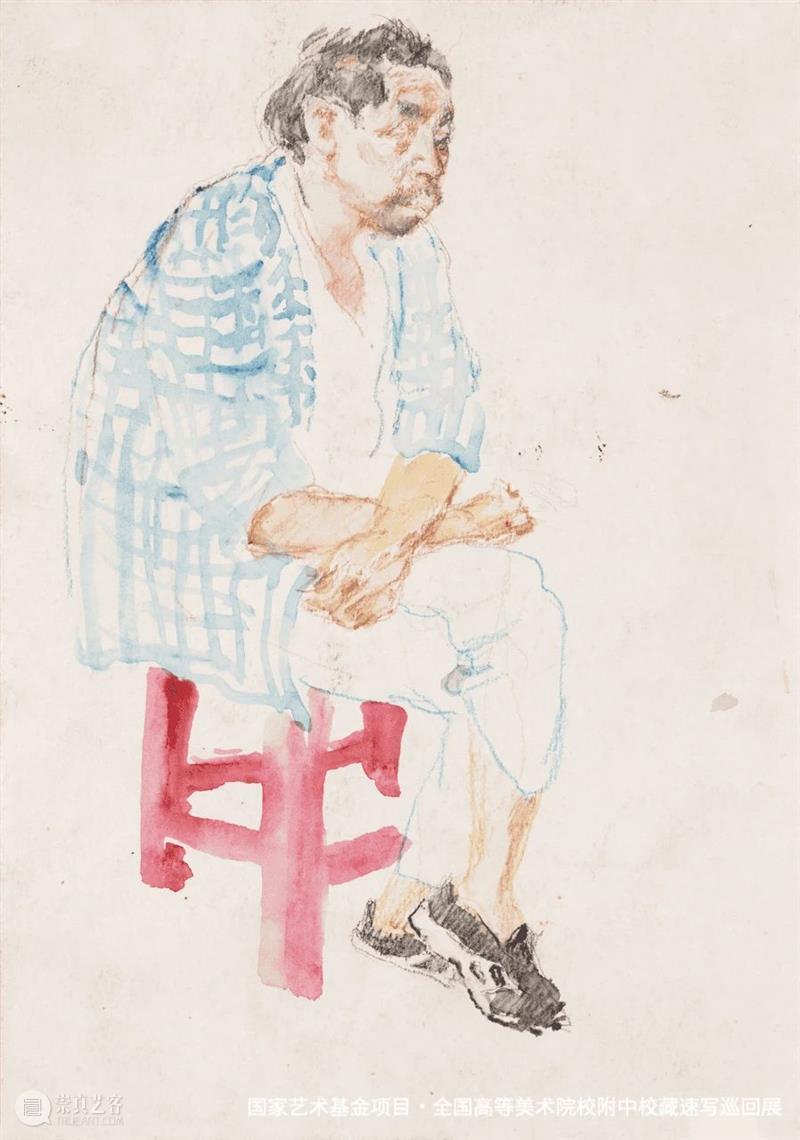 线上展览 | 《全国高等美术院校附中校藏速写巡回展》北京站·中央美术学院附中 崇真艺客