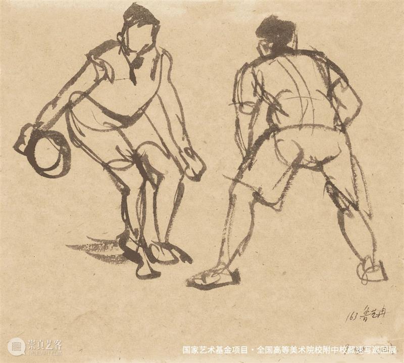 线上展览 | 《全国高等美术院校附中校藏速写巡回展》北京站·中央美术学院附中 崇真艺客