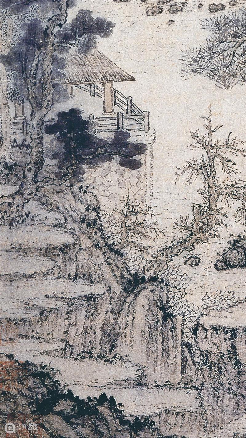元代画家王蒙的山水画《东山草堂图》欣赏 崇真艺客