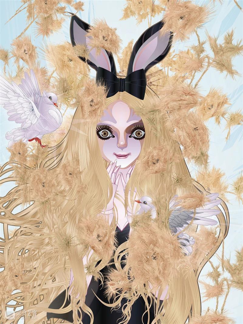 展览现场｜兔之！兔之！——之之数字艺术作品展在798成当代艺术中心开展 崇真艺客