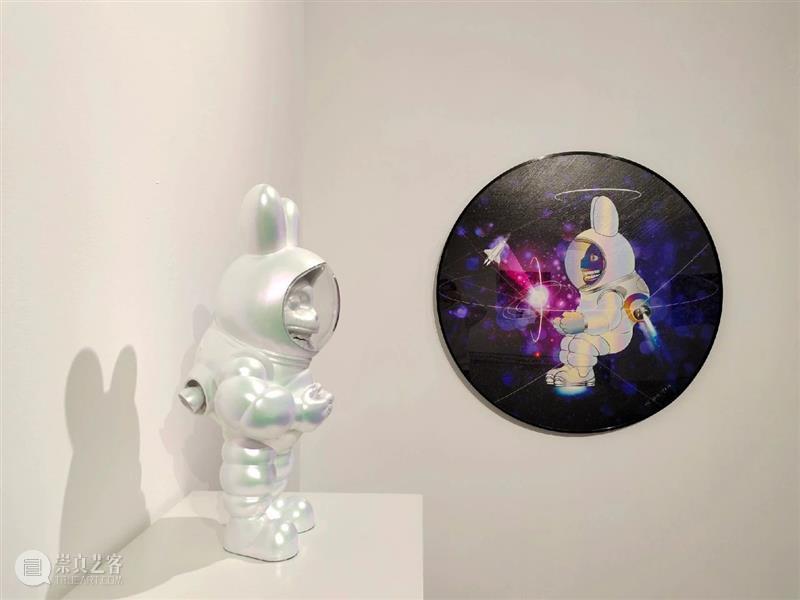 展览现场｜兔之！兔之！——之之数字艺术作品展在798成当代艺术中心开展 崇真艺客