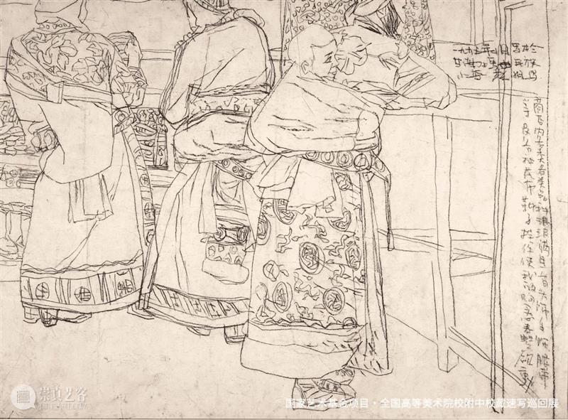 作品概览 | 《全国高等美术院校附中校藏速写巡回展》北京站 · 中国美术学院附中 崇真艺客