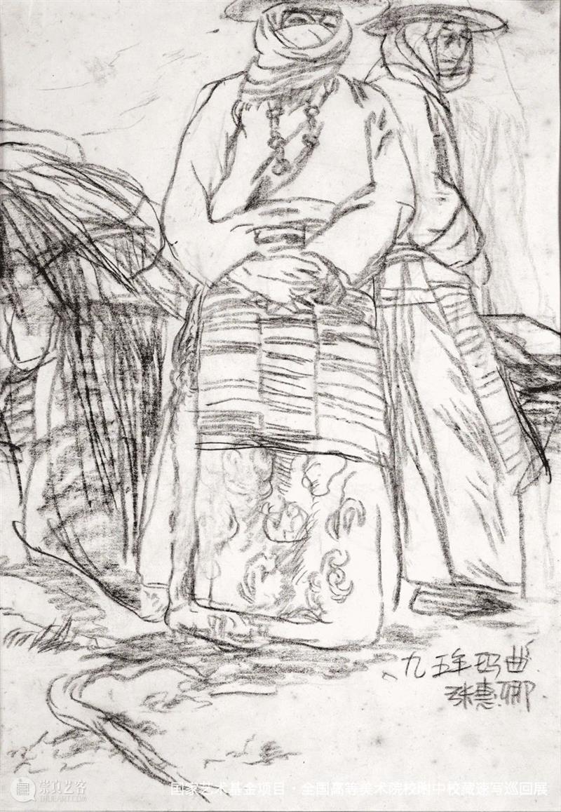 作品概览 | 《全国高等美术院校附中校藏速写巡回展》北京站 · 中国美术学院附中 崇真艺客