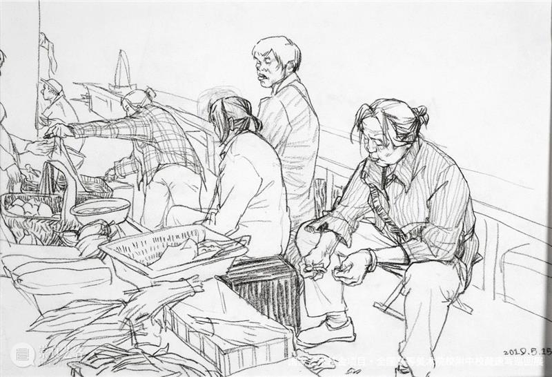作品概览 | 《全国高等美术院校附中校藏速写巡回展》北京站 · 中国美术学院附中 崇真艺客