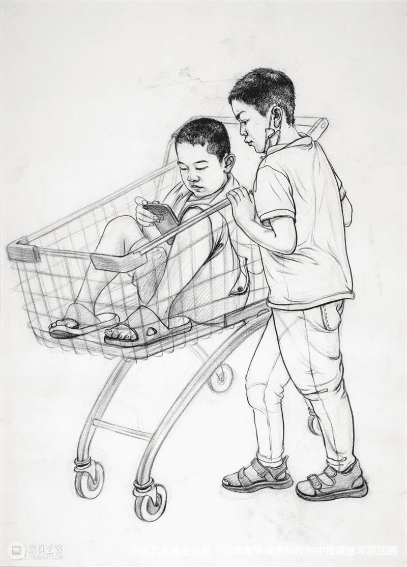 作品概览 | 《全国高等美术院校附中校藏速写巡回展》北京站 · 新疆艺术学院附中 崇真艺客