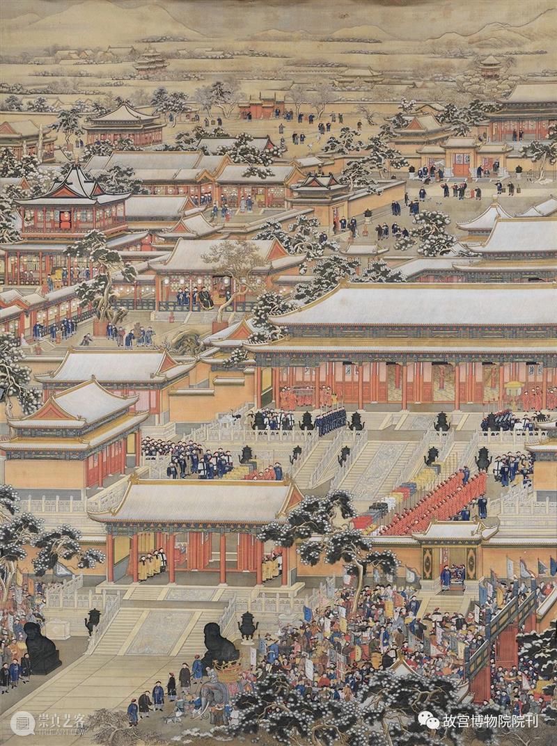 故宫院刊 | 李湜：乾隆朝养心殿明窗贴落画探析——以“岁朝图”“万国来朝图”为中心 崇真艺客
