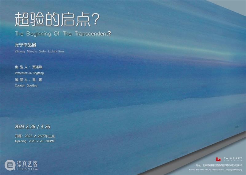 太和现场 | 超验的启点？张宁作品展开幕 崇真艺客