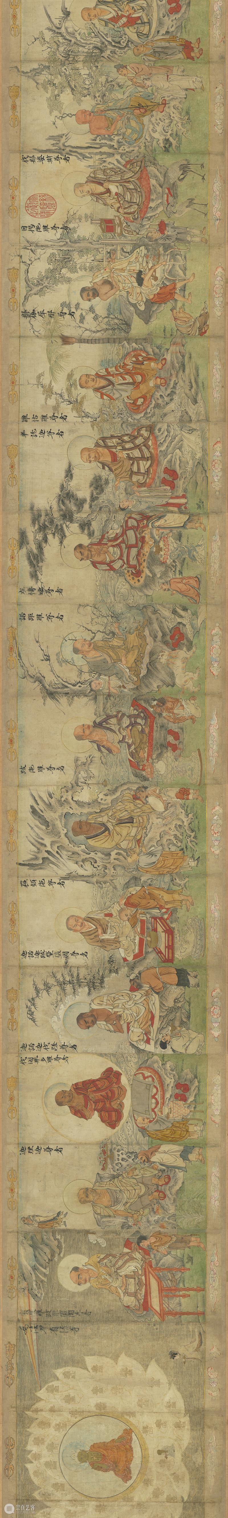 ​高清赏古画：“大理国描工张胜温画梵像卷”免费下载 崇真艺客