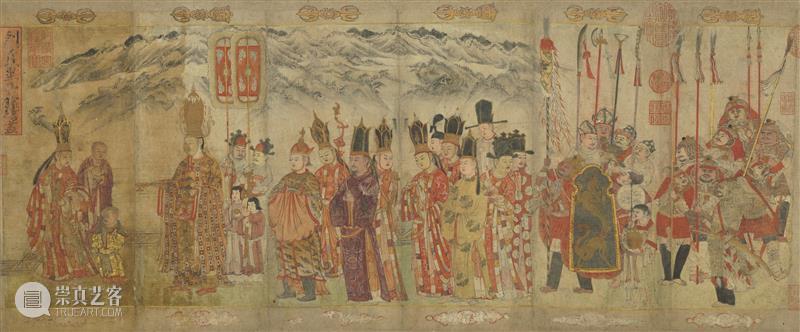 ​高清赏古画：“大理国描工张胜温画梵像卷”免费下载 崇真艺客