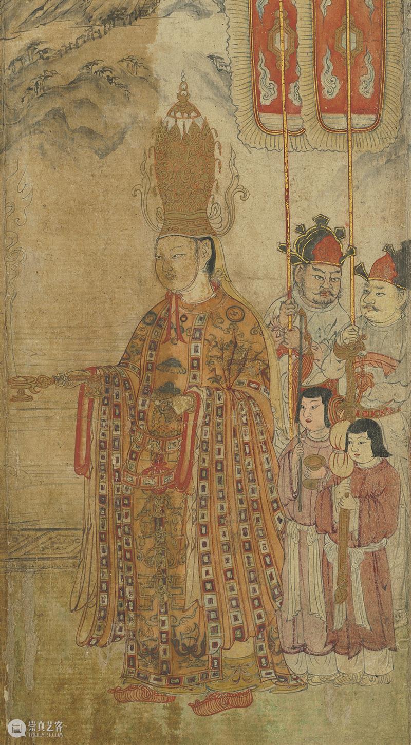 ​高清赏古画：“大理国描工张胜温画梵像卷”免费下载 崇真艺客