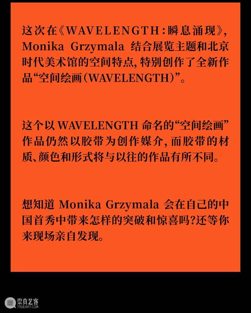 时代·预告| “空间绘画”艺术家 Monika Grzymala 中国首展 崇真艺客