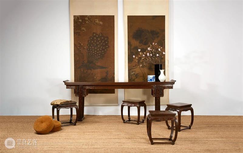 珍罕黄花梨如意纹交椅领衔纽约中国重要瓷器及工艺精品拍卖 崇真艺客