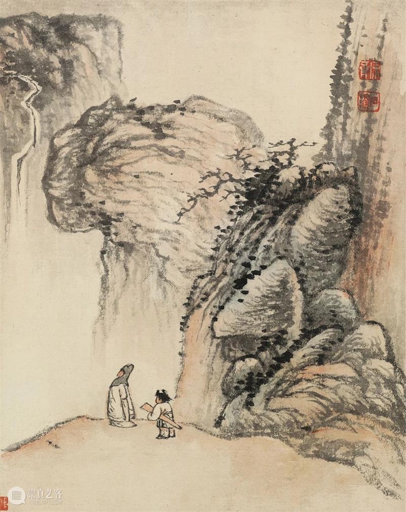 石涛高清山水小品供临摹! 崇真艺客