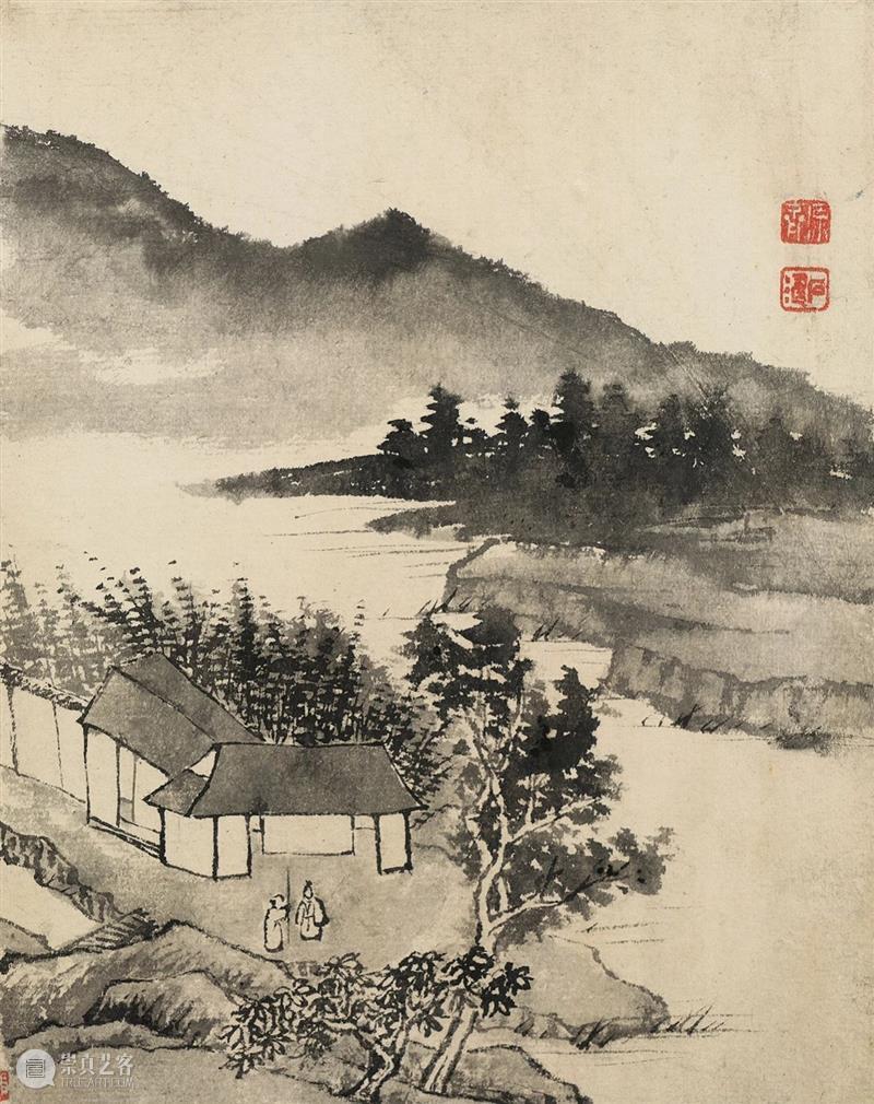 石涛高清山水小品供临摹! 崇真艺客