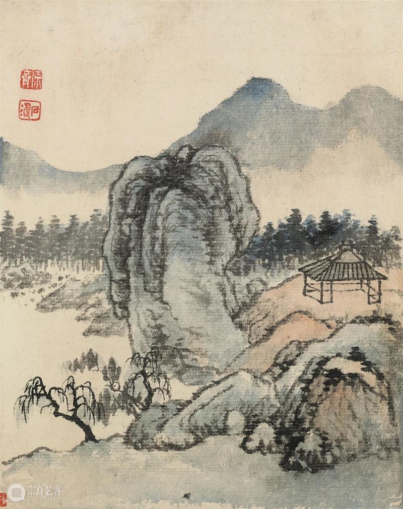 石涛高清山水小品供临摹! 崇真艺客