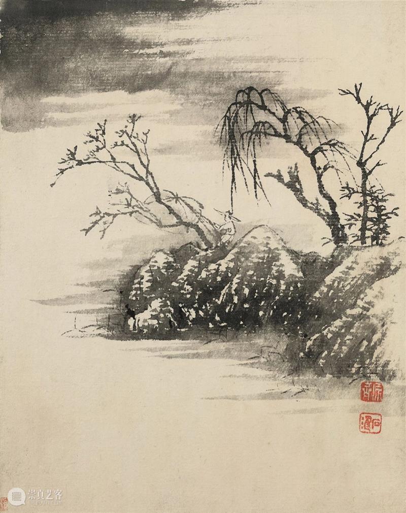 石涛高清山水小品供临摹! 崇真艺客