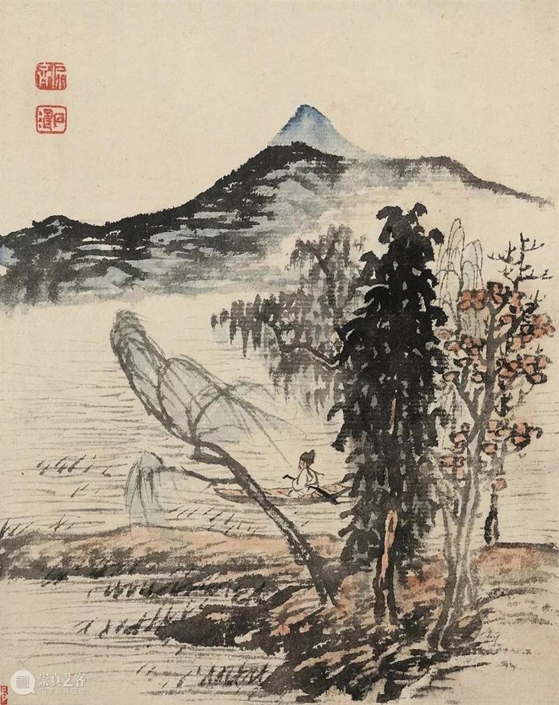 石涛高清山水小品供临摹！ 崇真艺客
