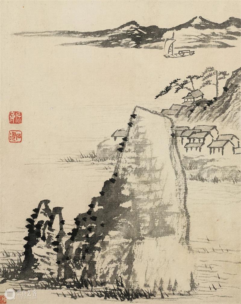 石涛高清山水小品供临摹! 崇真艺客