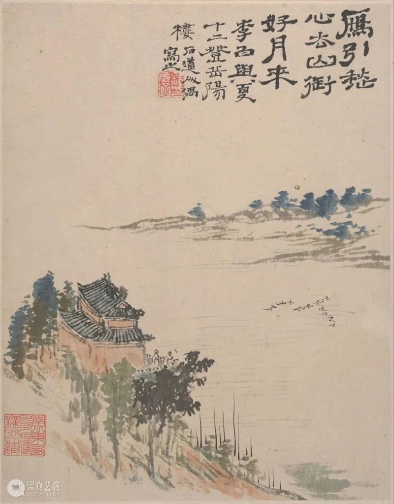 石涛高清山水小品供临摹！ 崇真艺客