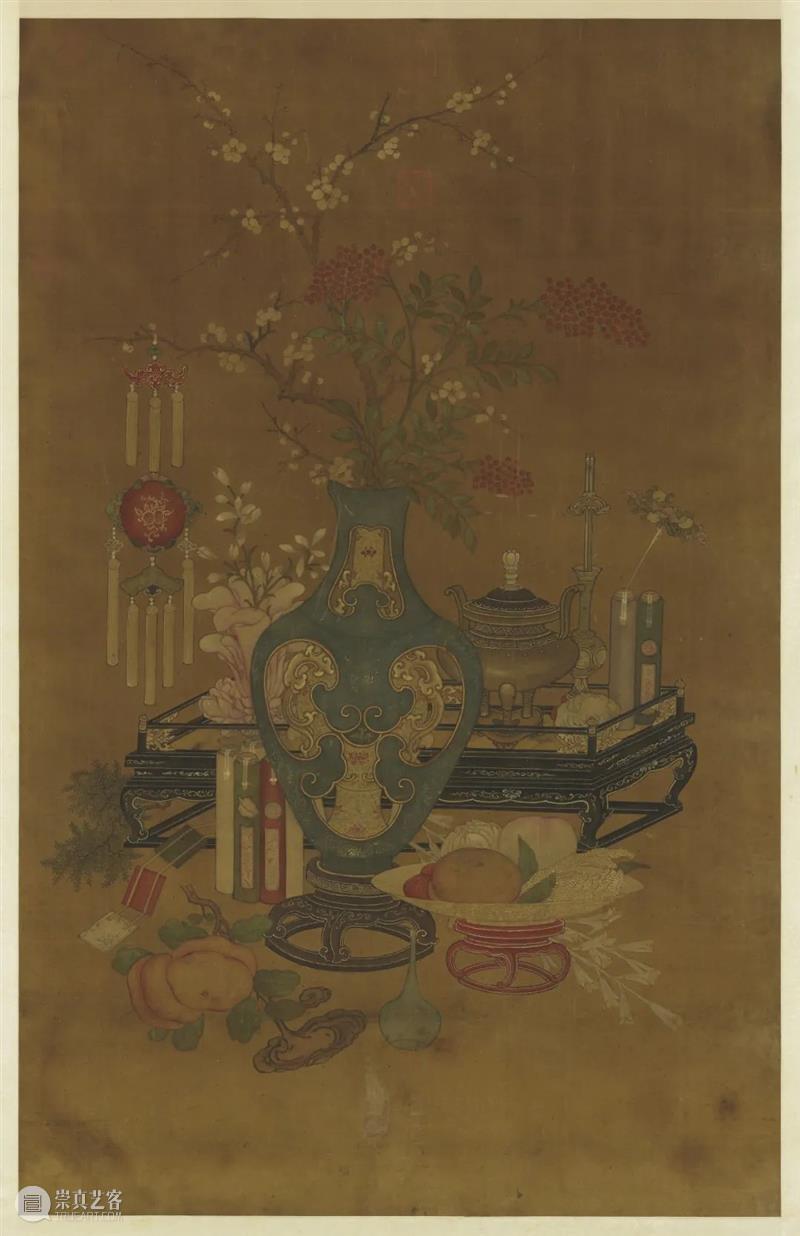 瓶花清供 崇真艺客