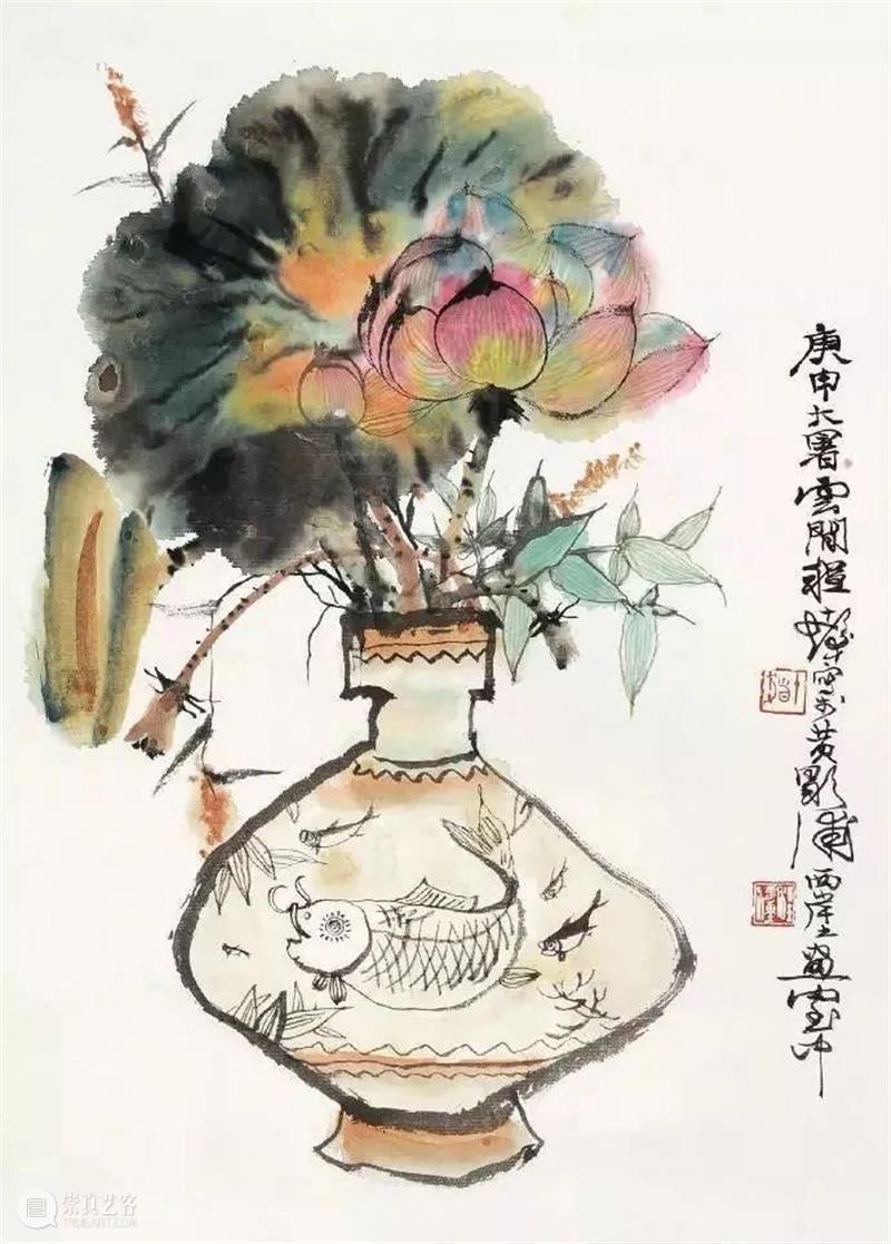 瓶花清供 崇真艺客