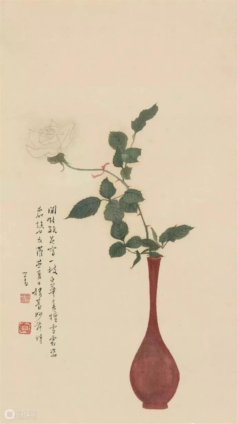 瓶花清供 崇真艺客