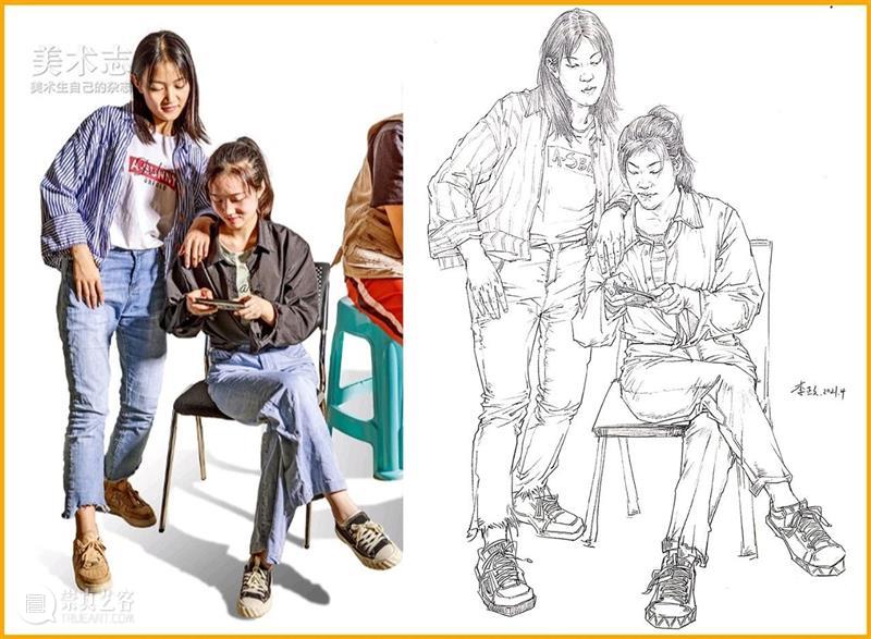 学会暗示【人物衣服下的形体】,你的速写可以得到质的飞跃 ! 崇真艺客