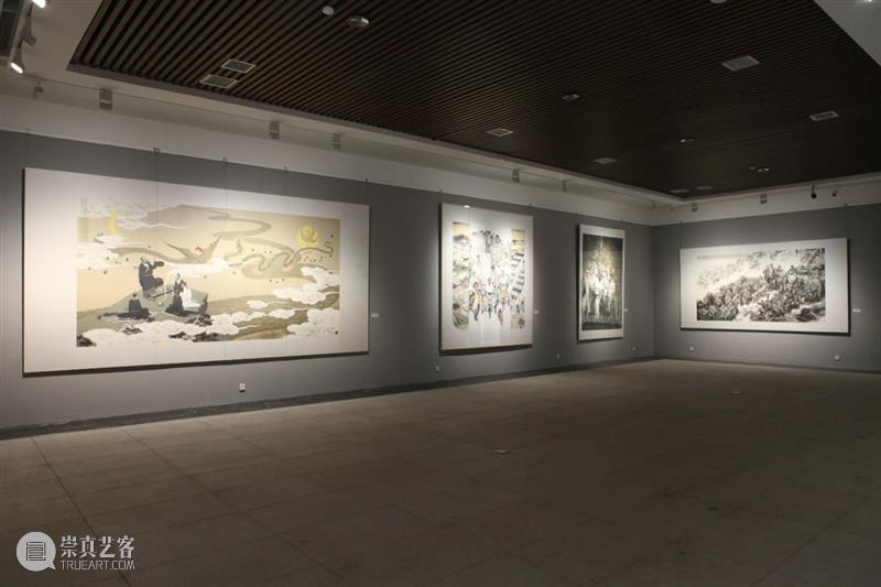 “沿着黄河遇见海”山东省黄河文化主题美术作品展（西安站）在西安崔振宽美术馆开幕 崇真艺客