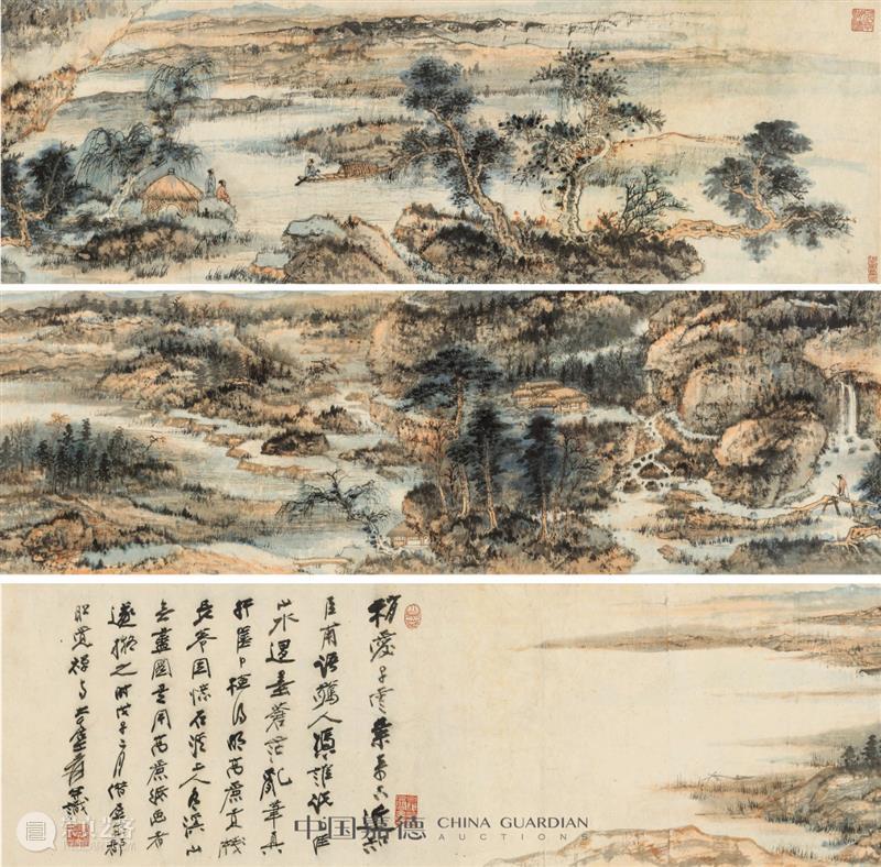 汲古而出新意——以石溪法作宋人《溪山无尽图》丨中国嘉德2023春拍 崇真艺客