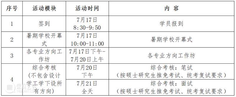 通知丨2023年同济大学设计创意学院优秀学生暑期学校活动通知 崇真艺客