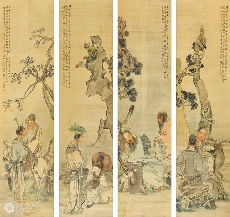 诚轩23春拍·中国书画丨天听若雷，神目如电 崇真艺客