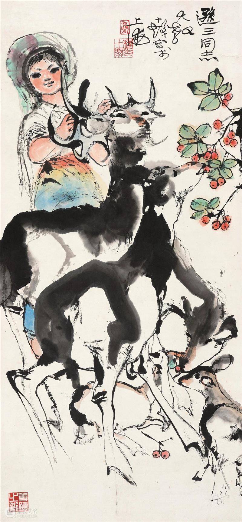 北京保利第55期书画精品拍卖会丨四海骈臻寓春景，忙趁东风赋新诗 崇真艺客