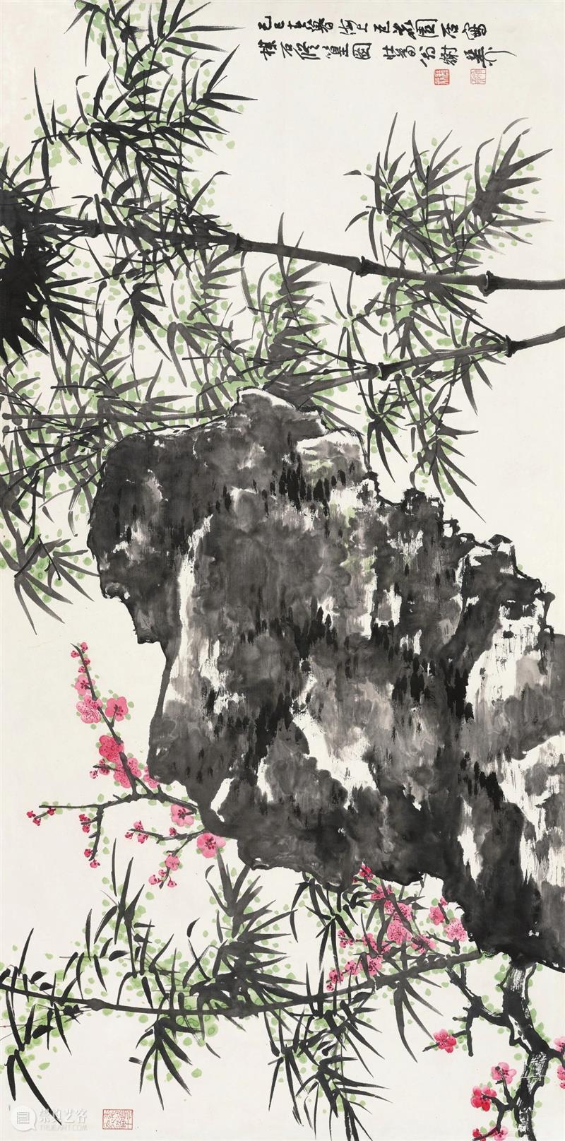 北京保利第55期书画精品拍卖会丨四海骈臻寓春景，忙趁东风赋新诗 崇真艺客