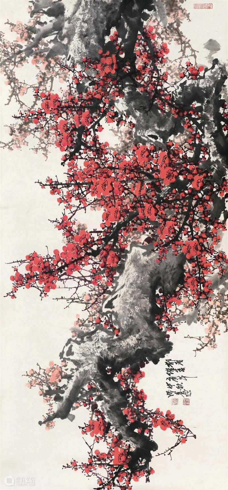 北京保利第55期书画精品拍卖会丨四海骈臻寓春景，忙趁东风赋新诗 崇真艺客