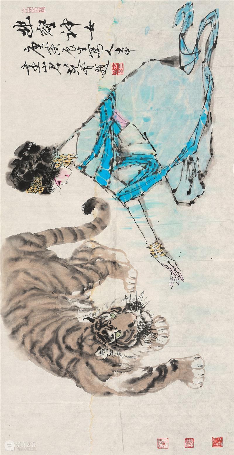 北京保利第55期书画精品拍卖会丨四海骈臻寓春景，忙趁东风赋新诗 崇真艺客