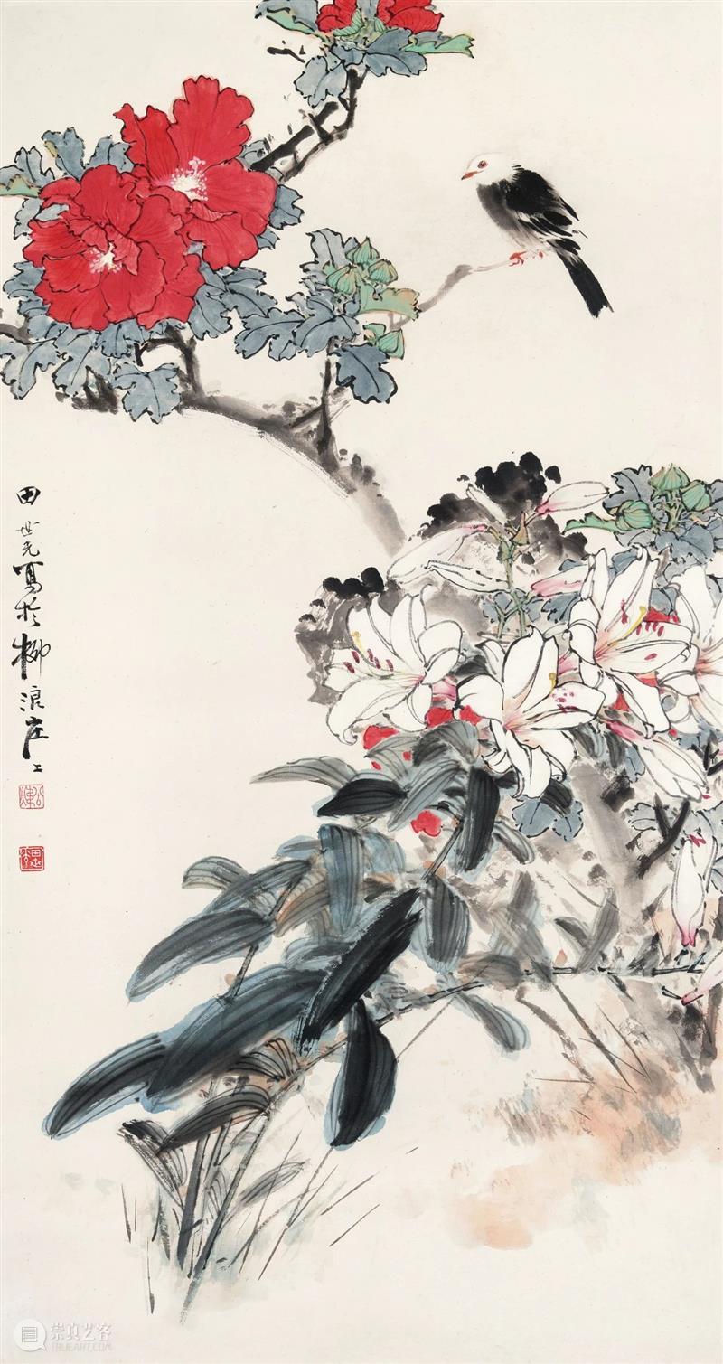 北京保利第55期书画精品拍卖会丨四海骈臻寓春景，忙趁东风赋新诗 崇真艺客