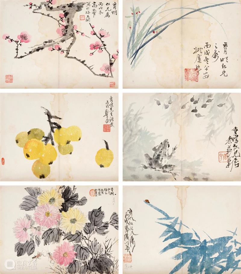 北京保利第55期书画精品拍卖会丨四海骈臻寓春景，忙趁东风赋新诗 崇真艺客