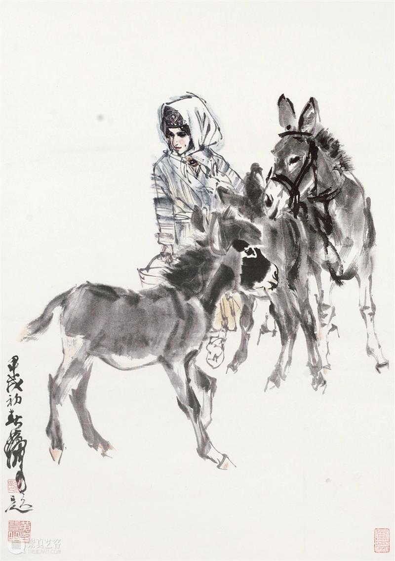 炎黄艺术——黄胄亲题补笔艺术品专题 崇真艺客